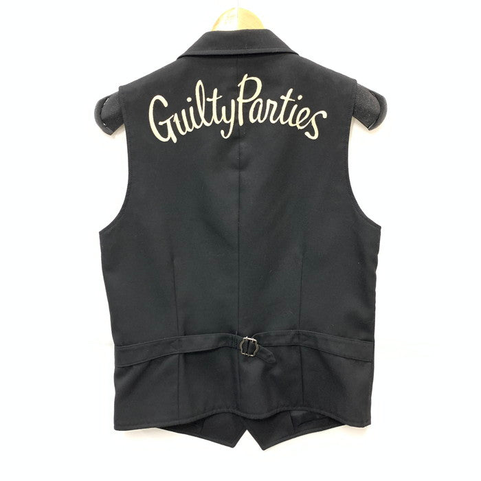 【中古品】【メンズ】 WACKO MARIA ワコマリア ベスト ジレベスト トップス ブランド 古着 140-240928-gm-39-fuz サイズ：M カラー：ブラック 万代Net店