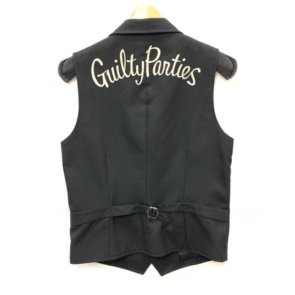 【中古品】【メンズ】 WACKO MARIA ワコマリア ベスト ジレベスト トップス ブランド 古着 140-240928-gm-39-fuz サイズ：M カラー：ブラック 万代Net店