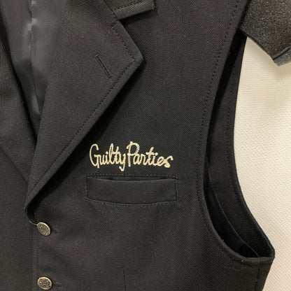 【中古品】【メンズ】 WACKO MARIA ワコマリア ベスト ジレベスト トップス ブランド 古着 140-240928-gm-39-fuz サイズ：M カラー：ブラック 万代Net店