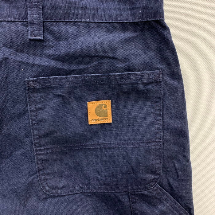 【中古品】【メンズ】 Carhartt カーハート WORK PANT ワークパンツ ボトムス ブランド 古着 156-240928-gm-32-fuz サイズ：50×32 カラー：ネイビー 万代Net店
