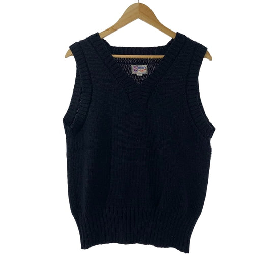 【中古品】【メンズ】 ザリアルマッコイズ ニットベスト 145-240928-st-8-fuz サイズ：38 カラー：ネイビー 万代Net店