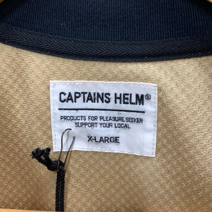 【中古品】【メンズ】 CAPTAINS HELM 半袖Tシャツ カットソー トップス ブランド 古着 142-250202-gm-01-fuz サイズ：XL カラー：キャメル 万代Net店