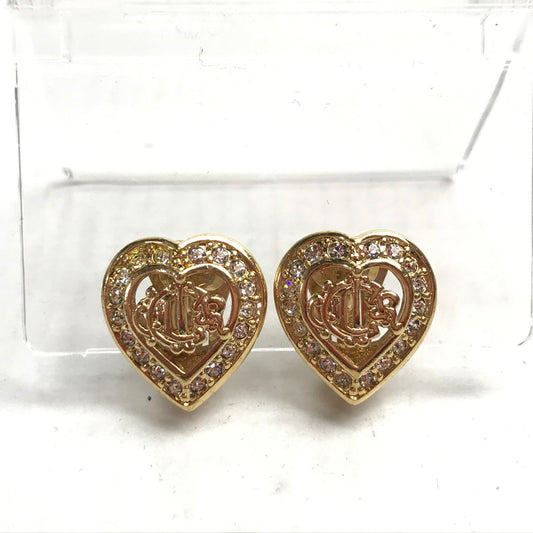 【中古品】【レディース】 Dior ディオール イヤリング ゴールド ハート 旧ロゴ アクセサリー 182-241002-nm-13-fuz カラー：ゴールド 万代Net店