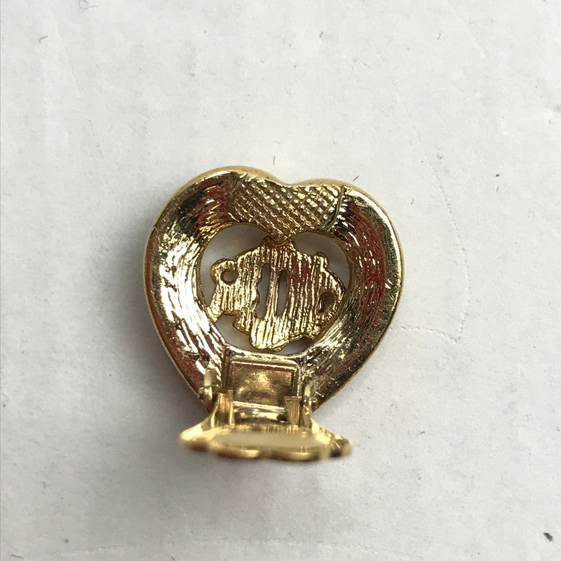 【中古品】【レディース】 Dior ディオール イヤリング ゴールド ハート 旧ロゴ アクセサリー 182-241002-nm-13-fuz カラー：ゴールド 万代Net店