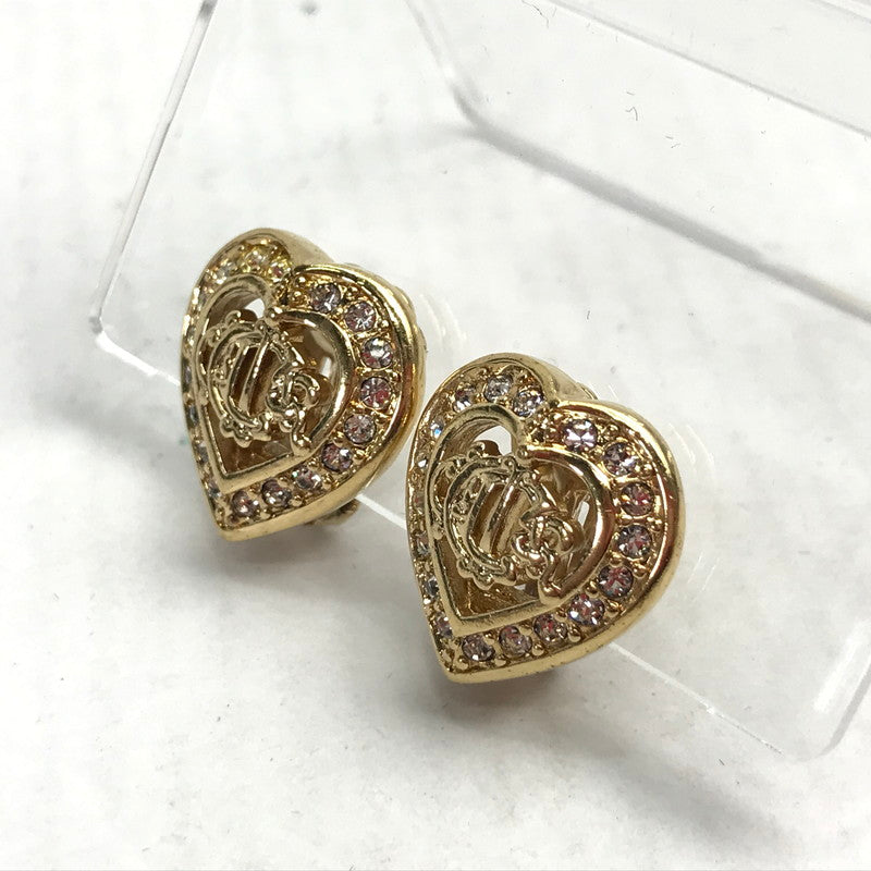 【中古品】【レディース】 Dior ディオール イヤリング ゴールド ハート 旧ロゴ アクセサリー 182-241002-nm-13-fuz カラー：ゴールド 万代Net店