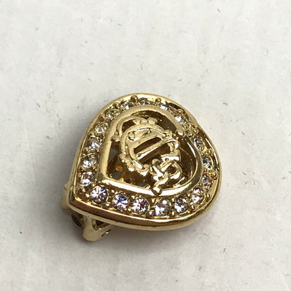 【中古品】【レディース】 Dior ディオール イヤリング ゴールド ハート 旧ロゴ アクセサリー 182-241002-nm-13-fuz カラー：ゴールド 万代Net店