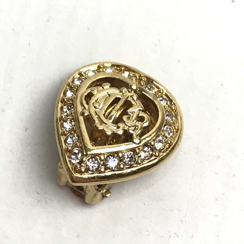 【中古品】【レディース】 Dior ディオール イヤリング ゴールド ハート 旧ロゴ アクセサリー 182-241002-nm-13-fuz カラー：ゴールド 万代Net店