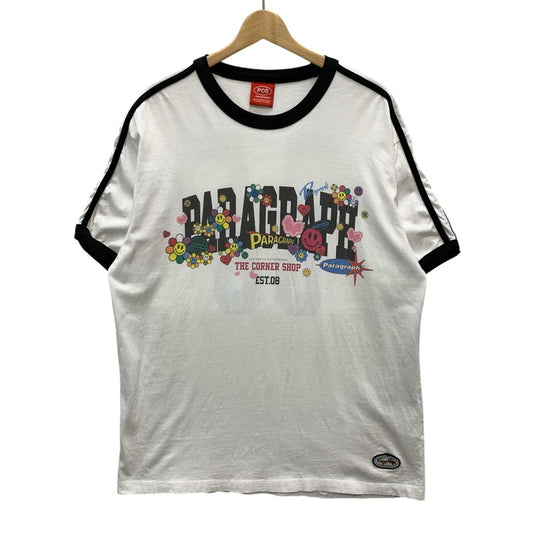 【中古品】【メンズ】 PARAGRAPH 半袖Tシャツ カットソー トップス ブランド 古着 142-250209-gm-04-fuz サイズ：1 カラー：ホワイト 万代Net店