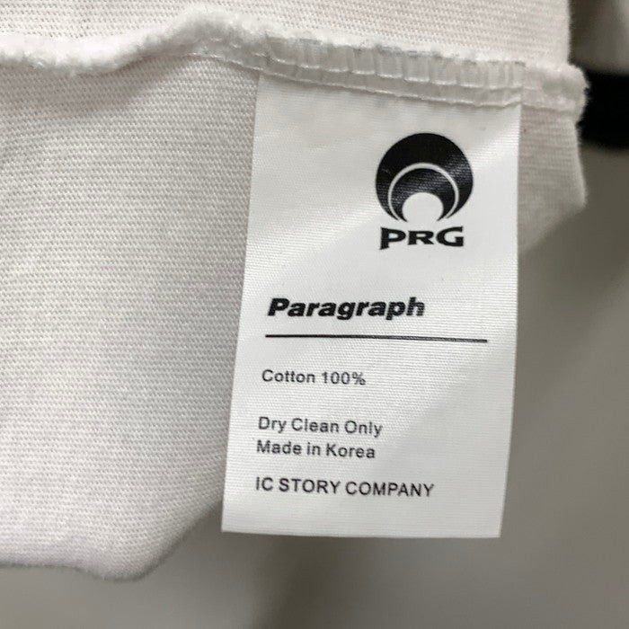 【中古品】【メンズ】 PARAGRAPH 半袖Tシャツ カットソー トップス ブランド 古着 142-250209-gm-04-fuz サイズ：1 カラー：ホワイト 万代Net店