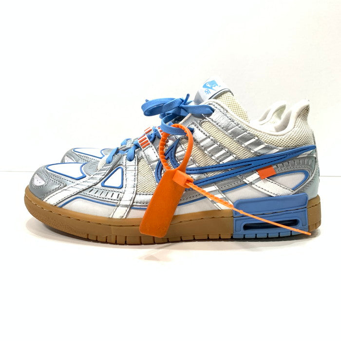 【中古品】【メンズ】 NIKE×OFF-WHITE CU6015-100 AIR RUBBER DUNK ""WHITE UNIVERSITY BLUE"" エアラバーダンク コラボ シューズ 靴 スニーカー 160-241012-gm-36-fuz サイズ：28cm カラー：ホワイト 万代Net店
