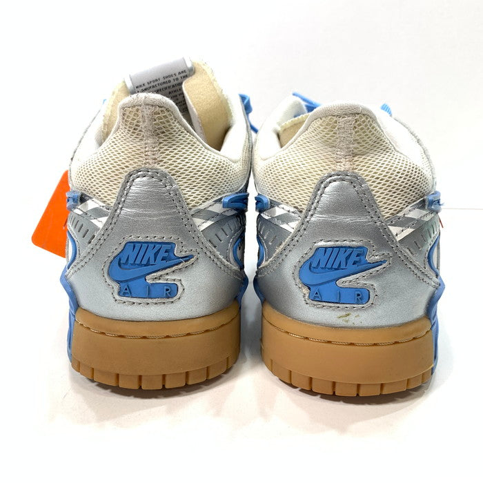 【中古品】【メンズ】 NIKE×OFF-WHITE CU6015-100 AIR RUBBER DUNK ""WHITE UNIVERSITY BLUE"" エアラバーダンク コラボ シューズ 靴 スニーカー 160-241012-gm-36-fuz サイズ：28cm カラー：ホワイト 万代Net店