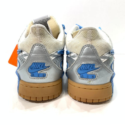 【中古品】【メンズ】 NIKE×OFF-WHITE CU6015-100 AIR RUBBER DUNK ""WHITE UNIVERSITY BLUE"" エアラバーダンク コラボ シューズ 靴 スニーカー 160-241012-gm-36-fuz サイズ：28cm カラー：ホワイト 万代Net店