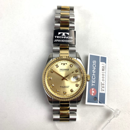 【中古美品】【メンズ】 TECHNOS テクノス T9604TC メンズ 腕時計 ジュビリースタイル 197-241107-mh-4-fuz 万代Net店