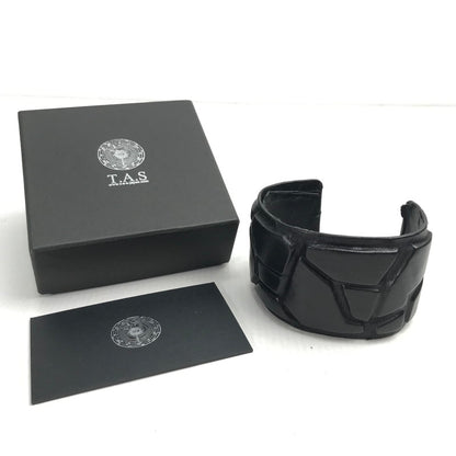 【中古品】【メンズ/レディース】 T.A.S JAPAN ティーエーエス ジャパン BULKY BANGLE バングル ブレスレット アクセサリー 192-241002-nm-11-fuz カラー：ブラック 万代Net店