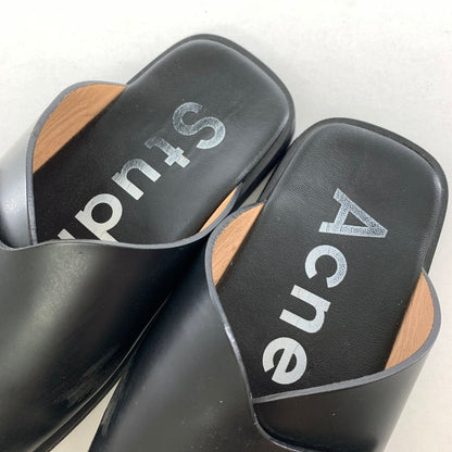 【中古品】【レディース】 ACNE STUDIOS アクネストゥディオズ ベルトミュールサンダル カラーブラック 35 靴 167-260721-ky-17-fuzh 万代Net店