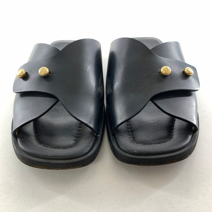 【中古品】【レディース】 ACNE STUDIOS アクネストゥディオズ ベルトミュールサンダル カラーブラック 35 靴 167-260721-ky-17-fuzh 万代Net店