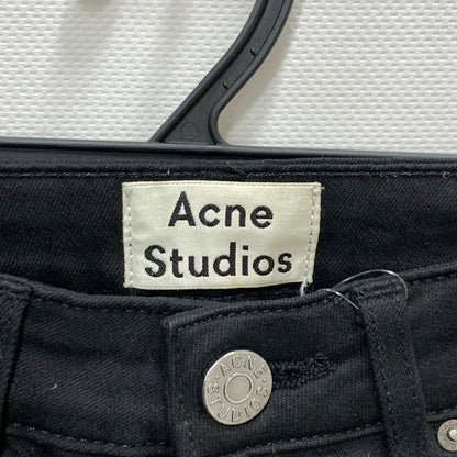 【中古品】【レディース】 ACNE STUDIOS アクネストゥディオズ スキニーデニムパンツ ボトムス ブランド 古着 171-250118-gm-16-fuz サイズ：W24 カラー：ブラック 万代Net店