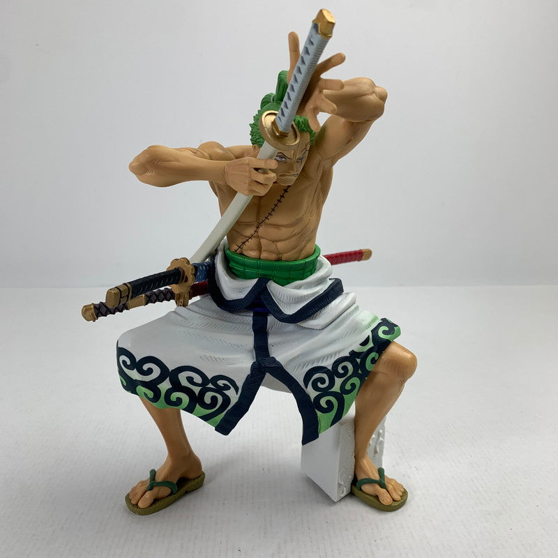 【中古品】 現状渡し品 本体のみ 造形王頂上決戦3 SUPER MASTER STARS PIECE THE RORONOA ZORO THE BRUSH ゾロ フィギュア 047-260730-io-09-fuzh 万代Net店