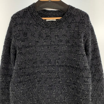 【中古品】【メンズ】 MATSUFUJI MELANGE JACQUARD CREWNECK KNIT マツフジ メランジジャカードクルーネックニット セーター ブランド 古着 140-260808-gm-43-fuzh サイズ：02 カラー：グレー 万代Net店