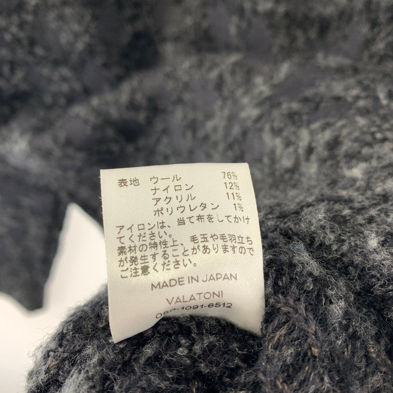 【中古品】【メンズ】 MATSUFUJI MELANGE JACQUARD CREWNECK KNIT マツフジ メランジジャカードクルーネックニット セーター ブランド 古着 140-260808-gm-43-fuzh サイズ：02 カラー：グレー 万代Net店