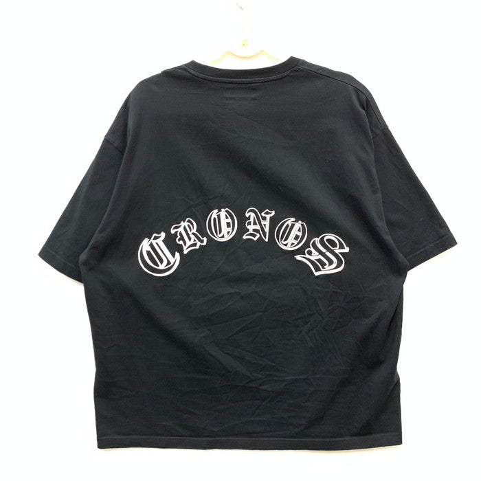 【中古品】【メンズ】 CRONOS 半袖Tシャツ カットソー トップス ブランド 古着 147-250202-gm-03-fuz サイズ：XL カラー：ブラック 万代Net店