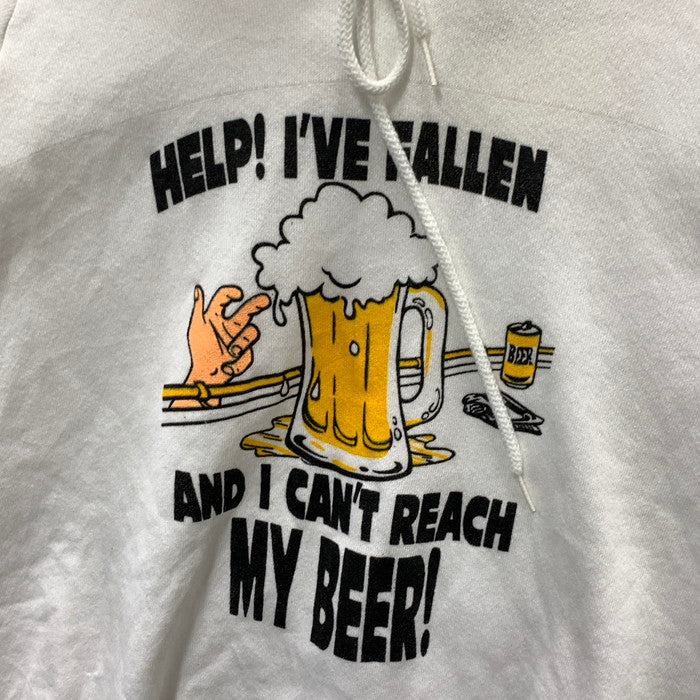 【中古品】【メンズ】 FRUIT OF THE LOOM HOODEY BEER パーカー トップス ブランド 古着 145-241006-gm-34-fuz サイズ：不明 カラー：ホワイト 万代Net店