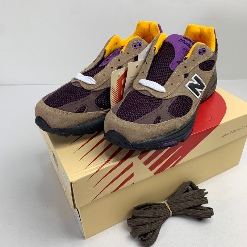 【中古美品】【メンズ】 NEW BALANCE ニューバランス U993MU 162-241219-st-9-fuz サイズ：27.0cm カラー：ブラウン・パープル 万代Net店