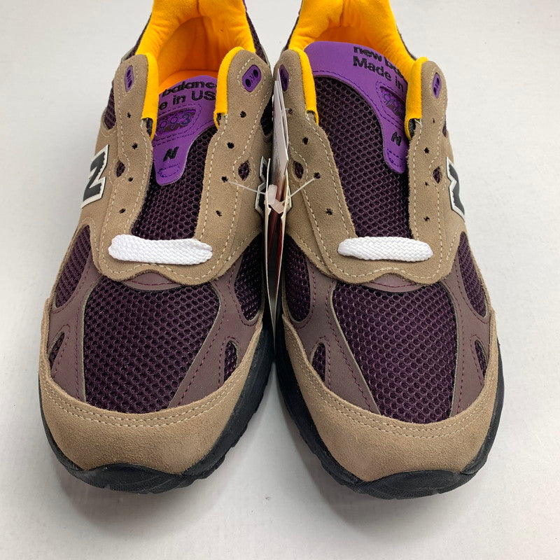 【中古美品】【メンズ】 NEW BALANCE ニューバランス U993MU 162-241219-st-9-fuz サイズ：27.0cm カラー：ブラウン・パープル 万代Net店