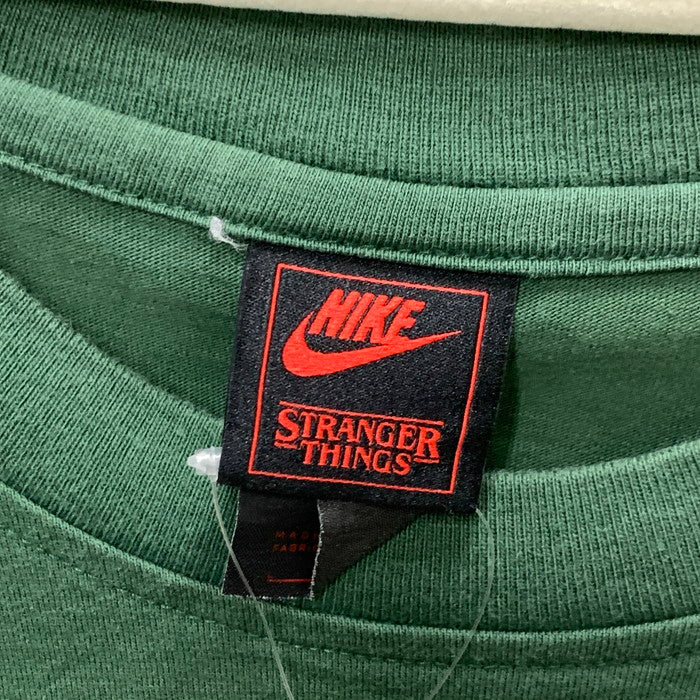 【中古品】【メンズ】 19SS STRENGER THINGS HAWKINS HIGE TEE　半袖Tシャツ カットソー トップス ブランド 古着 148-250104-gm-15-fuz サイズ：L カラー：グリーン 万代Net店