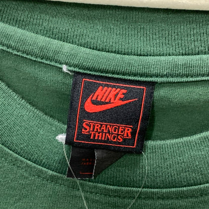 【中古品】【メンズ】 19SS STRENGER THINGS HAWKINS HIGE TEE　半袖Tシャツ カットソー トップス ブランド 古着 148-250104-gm-15-fuz サイズ：L カラー：グリーン 万代Net店