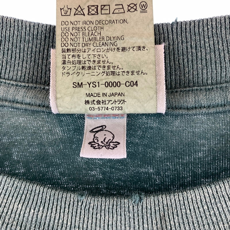 【中古美品】【メンズ】  SAINT MICHAEL セント マイケル SM-YS1-0000-C04 CP_SS TEE LOVE OF SNT 142-241012-st-4-fuz サイズ：L カラー：グリーン 万代Net店