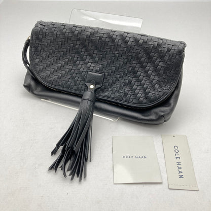 【中古品】【レディース】 COLEHAAN コールハーン レザーハンドバッグ クラッチバッグ カラー BLACK 袋付属 カバン 188-260629-ky-08-fuzh 万代Net店