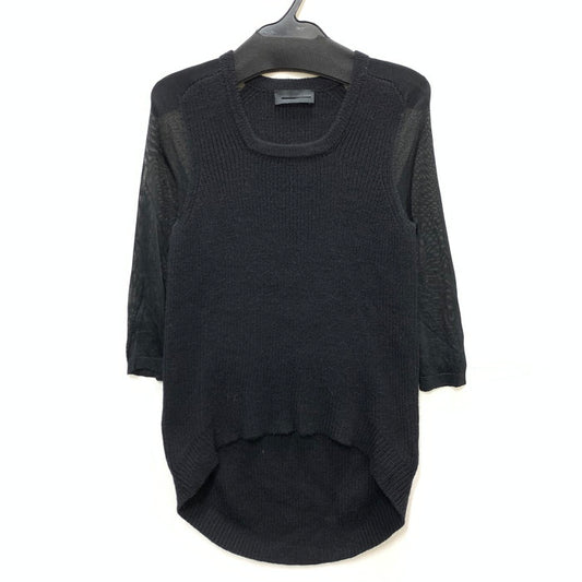 【中古品】【レディース】 DIESEL ディーゼル ニット レース切り替え トップス ブランド 古着 170-241227-gm-25-fuz サイズ：FREE カラー：ブラック 万代Net店