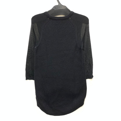 【中古品】【レディース】 DIESEL ディーゼル ニット レース切り替え トップス ブランド 古着 170-241227-gm-25-fuz サイズ：FREE カラー：ブラック 万代Net店
