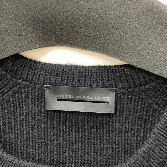 【中古品】【レディース】 DIESEL ディーゼル ニット レース切り替え トップス ブランド 古着 170-241227-gm-25-fuz サイズ：FREE カラー：ブラック 万代Net店