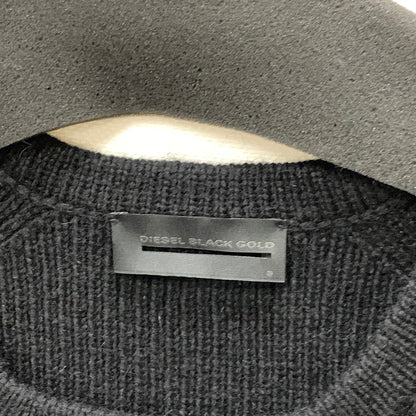 【中古品】【レディース】 DIESEL ディーゼル ニット レース切り替え トップス ブランド 古着 170-241227-gm-25-fuz サイズ：FREE カラー：ブラック 万代Net店