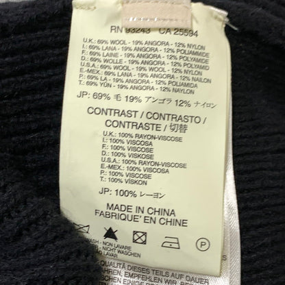 【中古品】【レディース】 DIESEL ディーゼル ニット レース切り替え トップス ブランド 古着 170-241227-gm-25-fuz サイズ：FREE カラー：ブラック 万代Net店