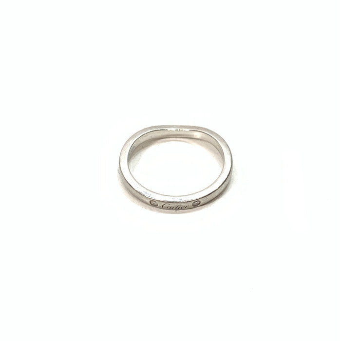 【中古品】【レディース】 CARTIER カルティエ バレリーナ リング PT950 ブランド アクセサリー 指輪 182-241013-gm-29-fuz サイズ：9号 カラー：シルバー 9号 万代Net店