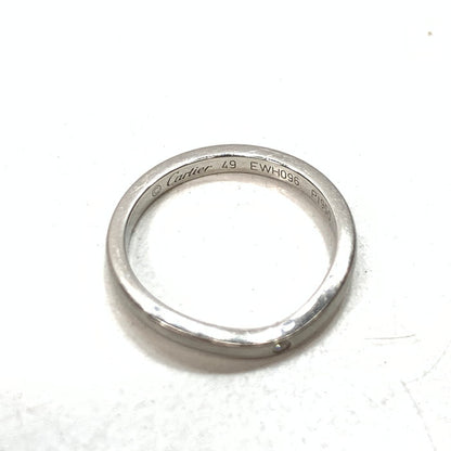 【中古品】【レディース】 CARTIER カルティエ バレリーナ リング PT950 ブランド アクセサリー 指輪 182-241013-gm-29-fuz サイズ：9号 カラー：シルバー 9号 万代Net店