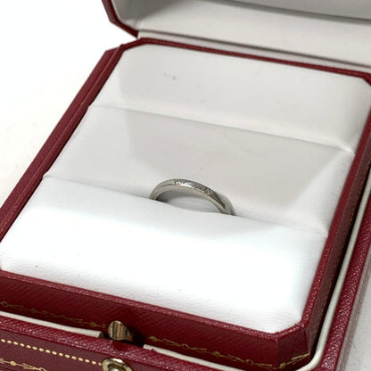 【中古品】【レディース】 CARTIER カルティエ バレリーナ リング PT950 ブランド アクセサリー 指輪 182-241013-gm-29-fuz サイズ：9号 カラー：シルバー 9号 万代Net店