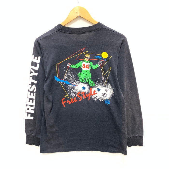 【中古品】【メンズ】 CAL CRU 80s USA製 長袖Tシャツ カットソー トップス ブランド 古着 145-241222-gm-36-fuz サイズ：M カラー：ネイビー 万代Net店