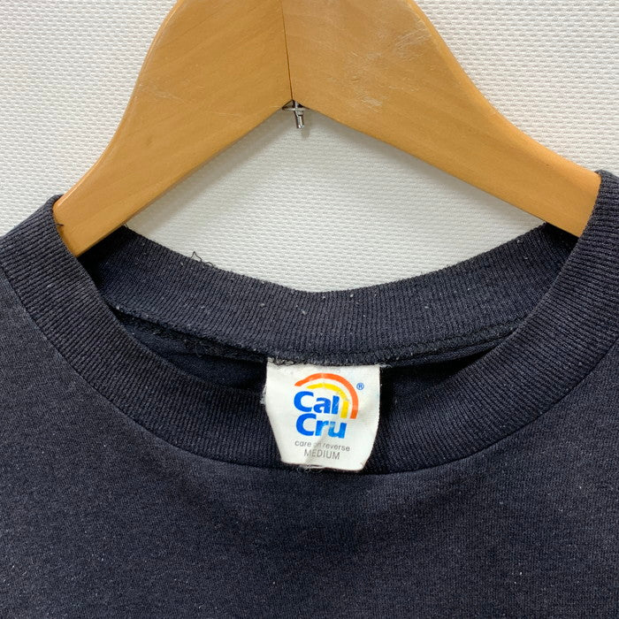 【中古品】【メンズ】 CAL CRU 80s USA製 長袖Tシャツ カットソー トップス ブランド 古着 145-241222-gm-36-fuz サイズ：M カラー：ネイビー 万代Net店