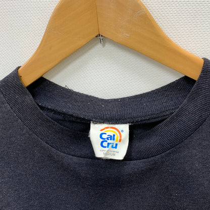 【中古品】【メンズ】 CAL CRU 80s USA製 長袖Tシャツ カットソー トップス ブランド 古着 145-241222-gm-36-fuz サイズ：M カラー：ネイビー 万代Net店