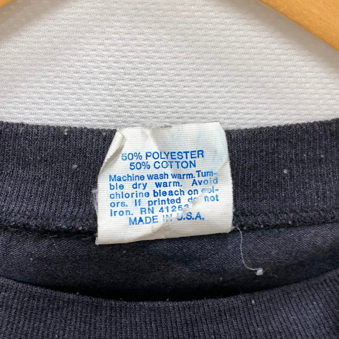 【中古品】【メンズ】 CAL CRU 80s USA製 長袖Tシャツ カットソー トップス ブランド 古着 145-241222-gm-36-fuz サイズ：M カラー：ネイビー 万代Net店