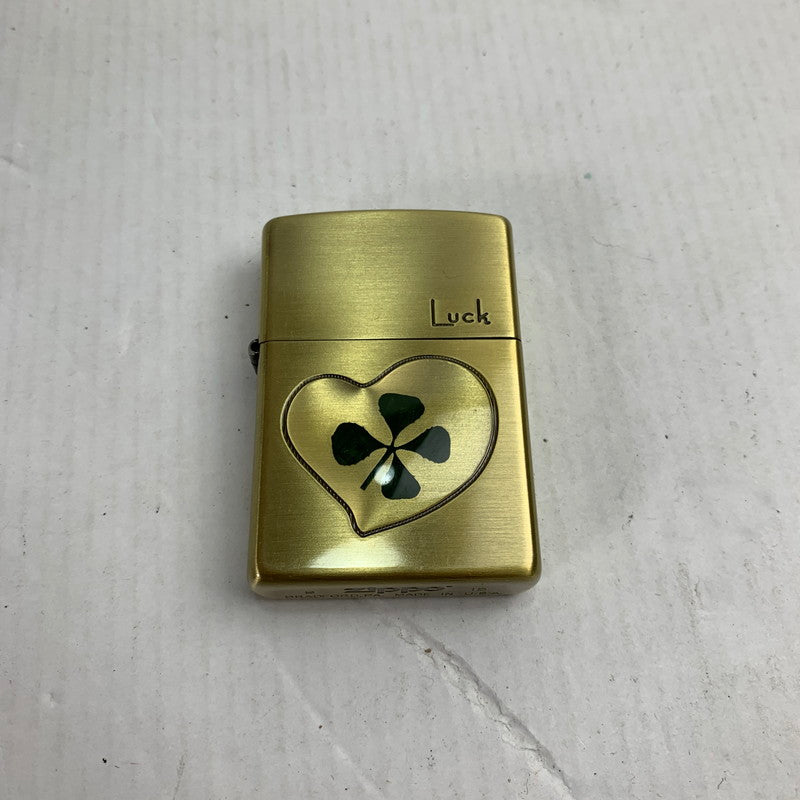 【中古品】【メンズ】 ZIPPO ジッポ 四つ葉クローバー 206-241014-st-7-fuz カラー：ゴールド 万代Net店