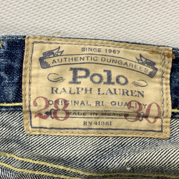 【中古品】【メンズ】 Polo by Ralph Lauren ポロバイラルフローレン デニムパンツ ジーンズ ボトムス ブランド 古着 156-241215-gm-31-fuz サイズ：28/30 カラー：インディゴ 万代Net店