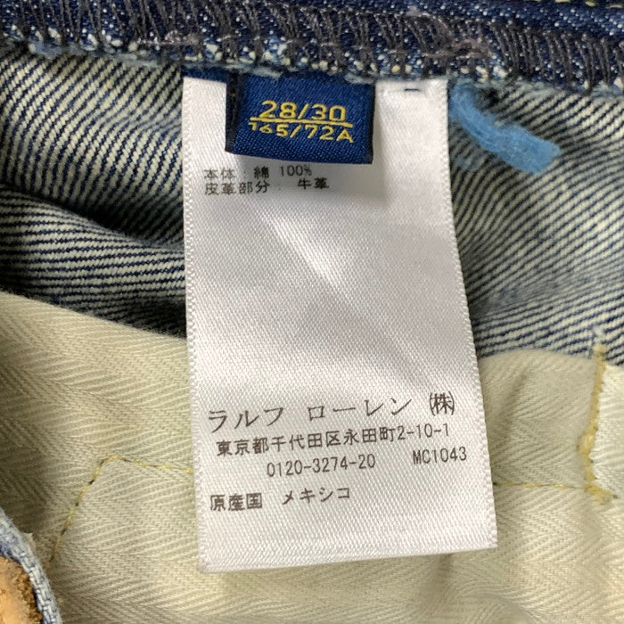 【中古品】【メンズ】 Polo by Ralph Lauren ポロバイラルフローレン デニムパンツ ジーンズ ボトムス ブランド 古着 156-241215-gm-31-fuz サイズ：28/30 カラー：インディゴ 万代Net店