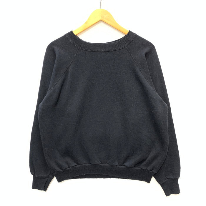 【中古品】【メンズ】 PANNILL 80s スウェット トップス アウター ブランド 古着 145-241123-gm-38-fuz サイズ：L カラー：ブラック 万代Net店