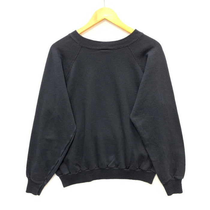 【中古品】【メンズ】 PANNILL 80s スウェット トップス アウター ブランド 古着 145-241123-gm-38-fuz サイズ：L カラー：ブラック 万代Net店