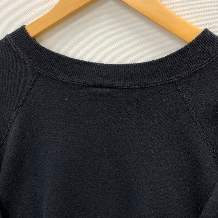 【中古品】【メンズ】 PANNILL 80s スウェット トップス アウター ブランド 古着 145-241123-gm-38-fuz サイズ：L カラー：ブラック 万代Net店